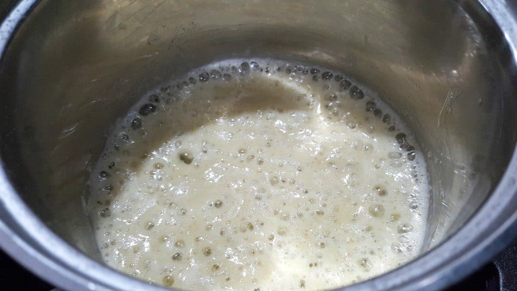 butter, olive oil, and flour whisked together in a sauce pan
