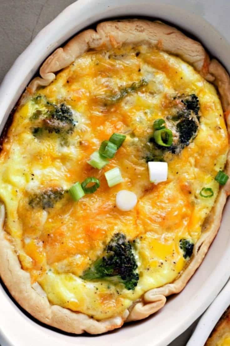 Individual Broccoli Cheese Quiches (7 Ingredients) • Zona Cooks