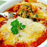 Grilled Mexican Seasoned Chicken and Spinach - Italian Lasagna meets grilled Mexican seasoned chicken in this delicious and romantic dinner for two. This is very easy to prepare and uses “no cook oven ready” noodles. It is so incredibly flavorful you may never make regular lasagna again.