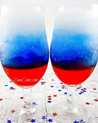 Red, White, and Blue Rum Slush