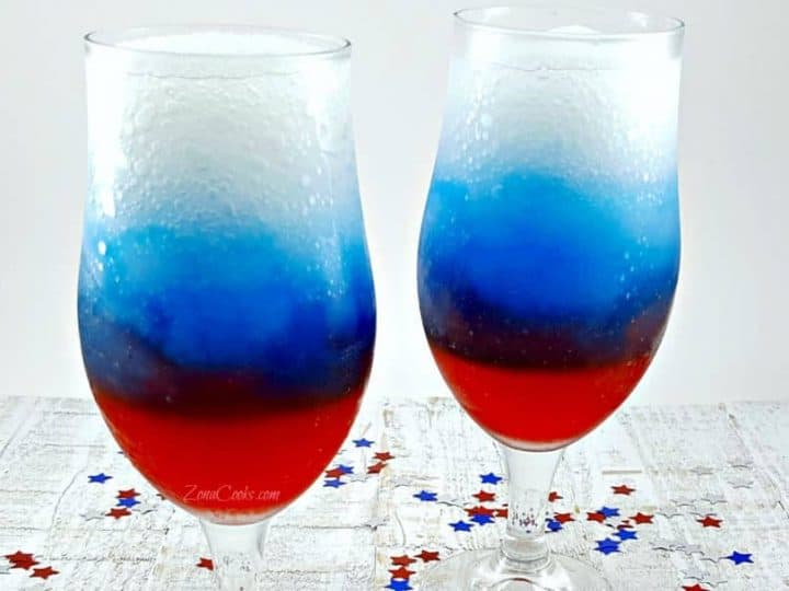 Red White And Blue Rum Slush For Two 10 Min Zona Cooks