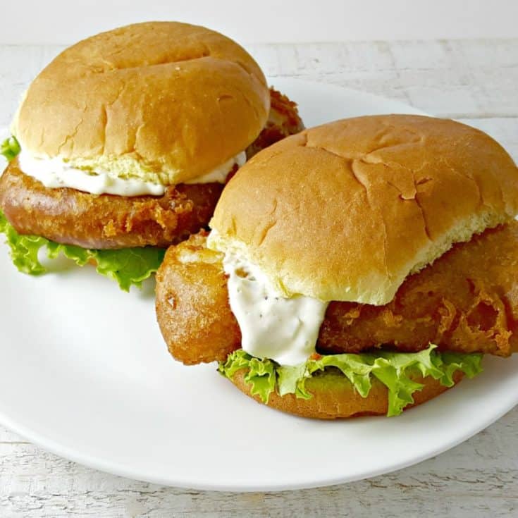 Beer Battered Fish Sandwiches • Zona Cooks