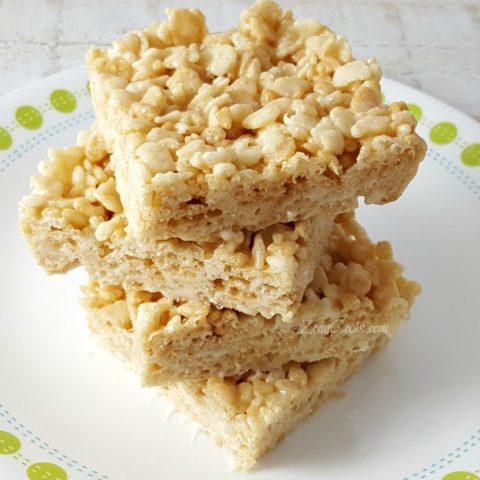 Gooey Rice Krispie Treat Recipe - Small Batch makes 4