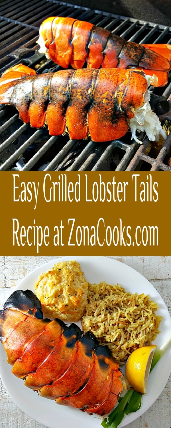 Easy Grilled Lobster Tails For Two 20 Minutes • Zona Cooks