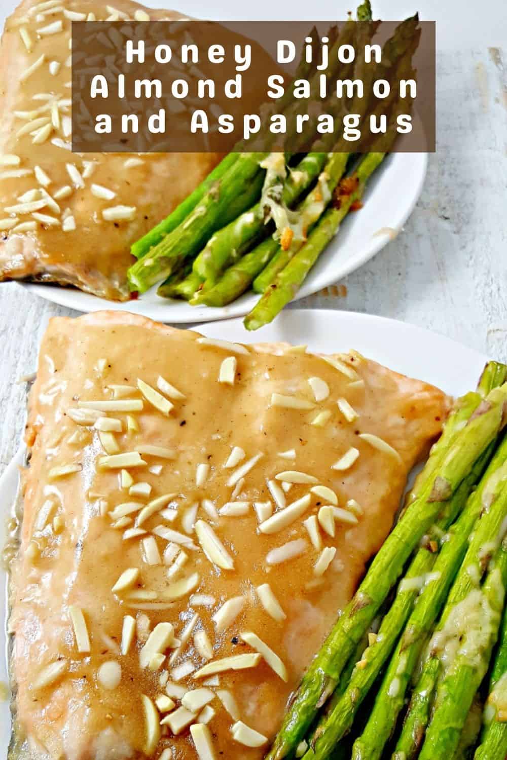 Honey Dijon Almond Salmon and Asparagus (20 min) • Zona Cooks