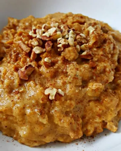 Crockpot Pumpkin Oatmeal