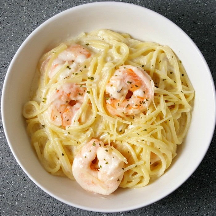 Easy Shrimp Alfredo Recipe for Two • Zona Cooks