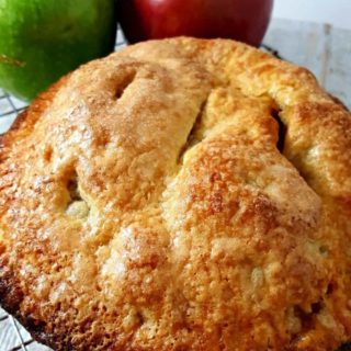 a small pie with homemade Pie Crust.