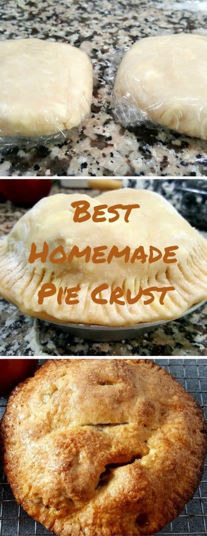 a baked Homemade Pie Crust in a pie pan.