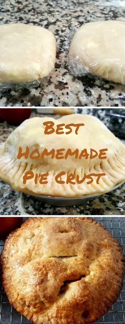 a baked Homemade Pie Crust in a pie pan.