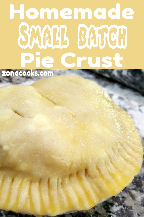 a baked Homemade Pie Crust in a pie pan.
