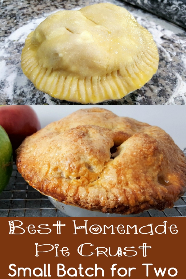 a baked Homemade Pie Crust in a pie pan.