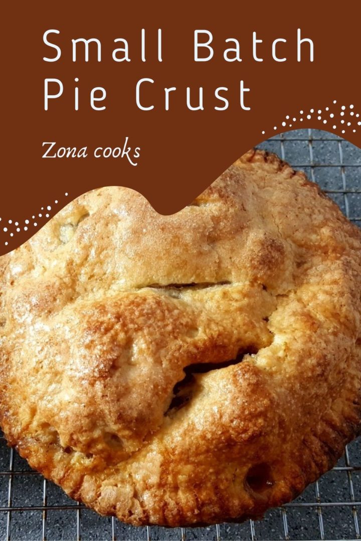 a baked Homemade Pie Crust in a pie pan.