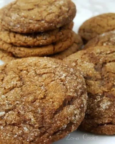 Soft Molasses Cookies