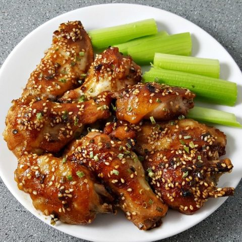 Baked Asian Wings Recipe - serves 2