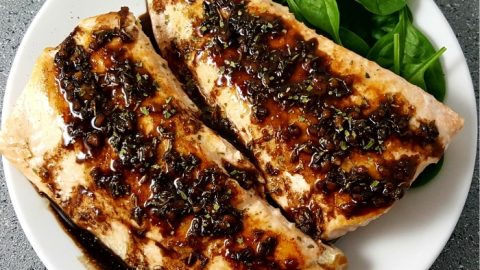 Balsamic Glazed Salmon For Two 25 Min Zona Cooks