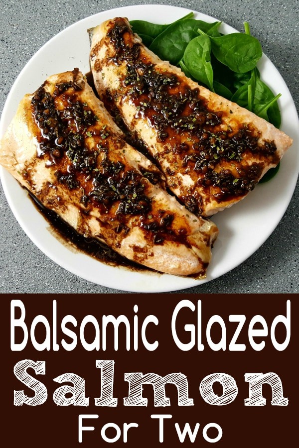 Balsamic Glazed Salmon Recipe for Two
