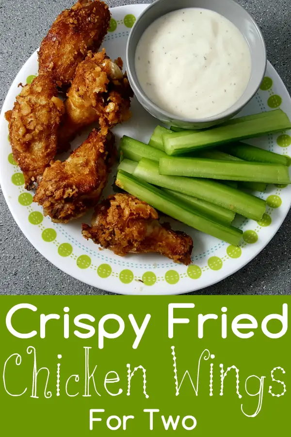 Crispy Fried Chicken Wings Recipe for Two