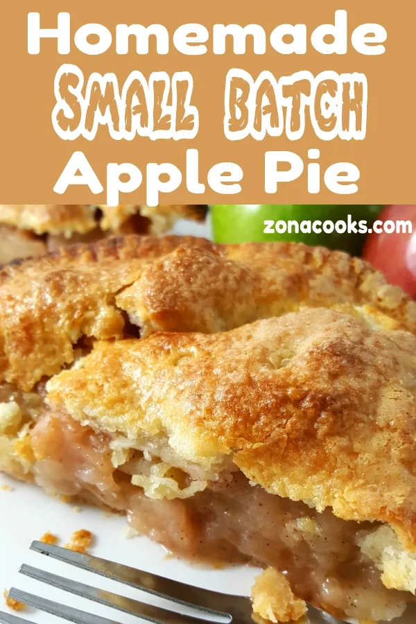 Homemade Apple Pie slices on two plates.