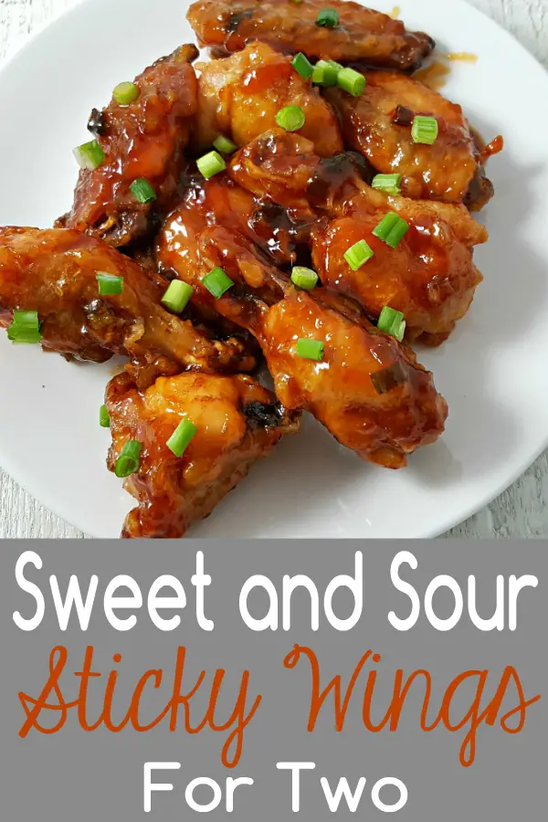 Sweet and Sour Sticky Wings Recipe for Two