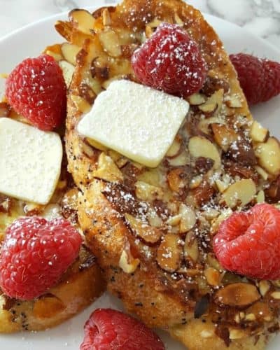 Almond Raspberry French Toast