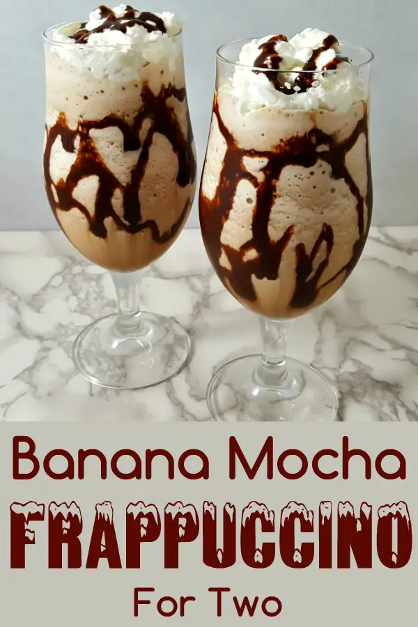 Banana Mocha Frappuccino Recipe for Two.