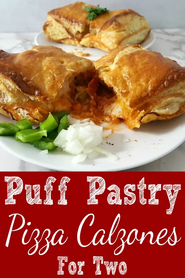 Pastry Puff Pizza on a plate.
