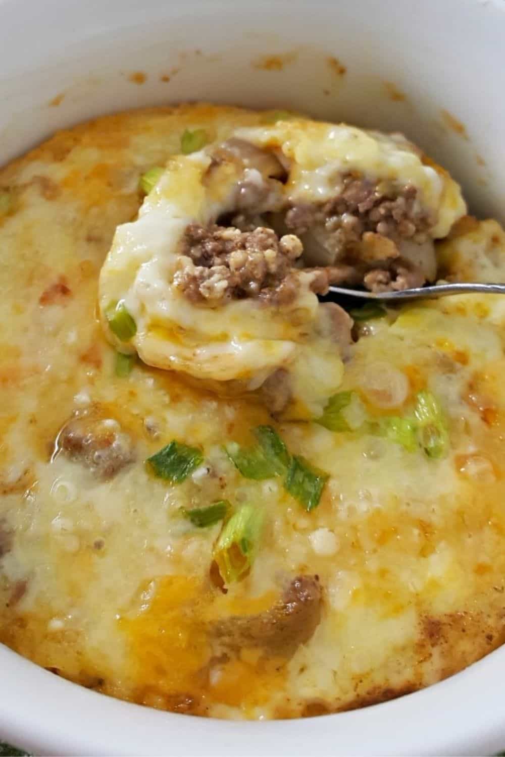Mexican Casserole in a baking dish.