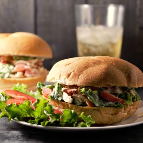 BLT Chicken Salad Sandwiches Recipe for Two - Small Batch