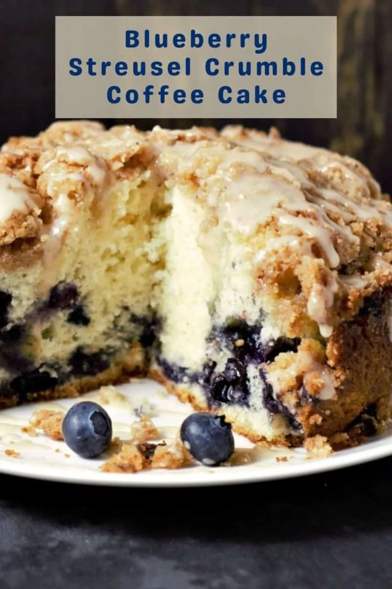 a cake made with Blueberry Breakfast Cake Recipe.