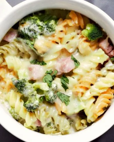 Ham Broccoli Pasta Casserole