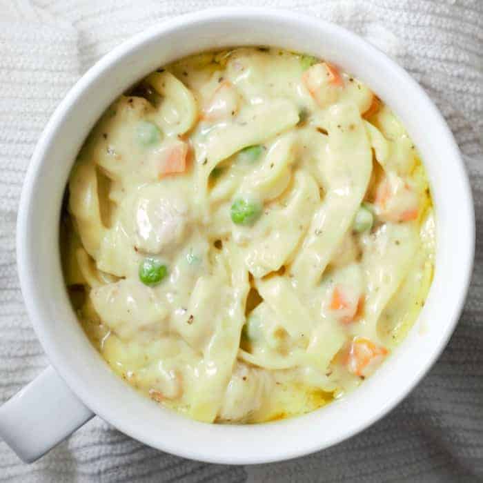 Creamy Chicken Noodle Casserole Recipe for Two • Zona Cooks