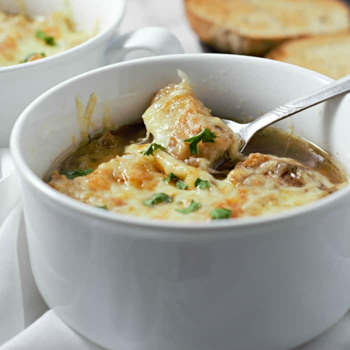 Crockpot French Onion Soup Small Batch Recipe for Two • Zona Cooks