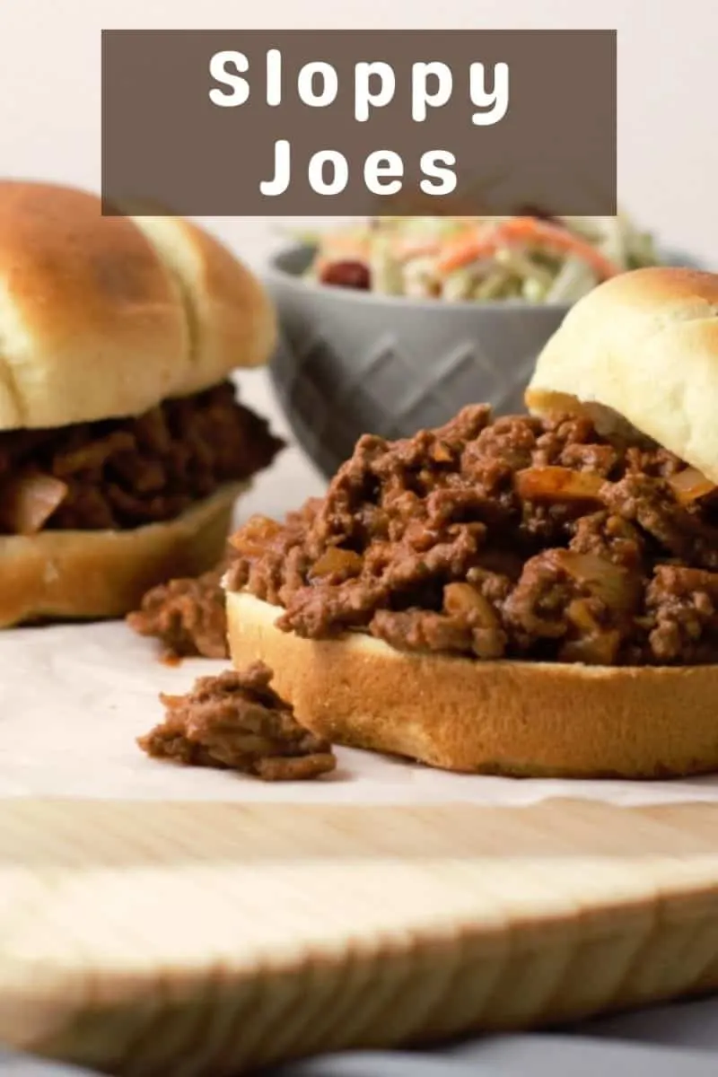 Old Fashioned Sloppy Joes on parchment paper.