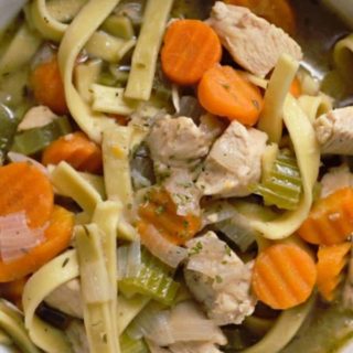 Chicken Noodle Soup in a bowl.