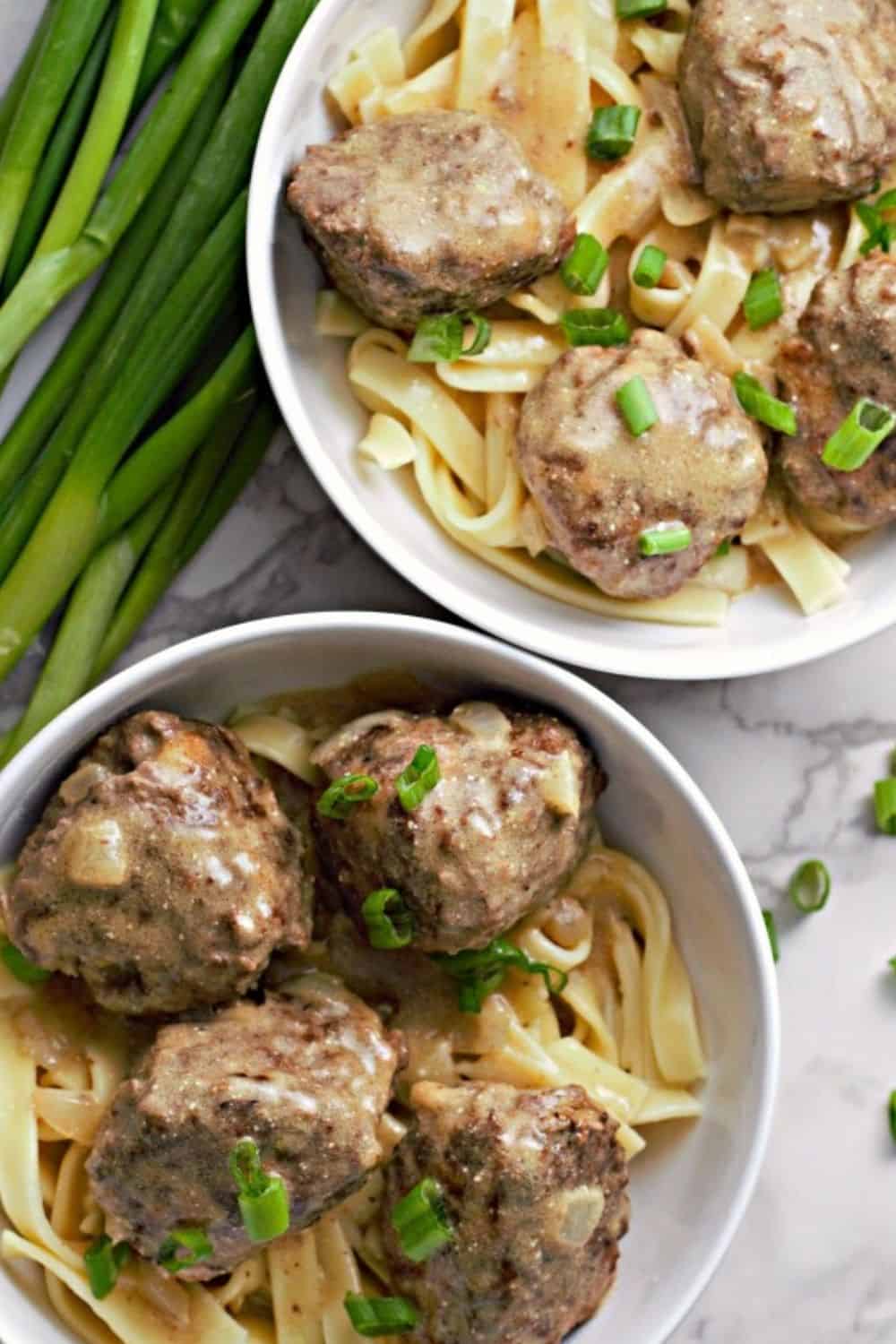 Easy Swedish Meatballs With Egg Noodles 35 Minutes • Zona Cooks 