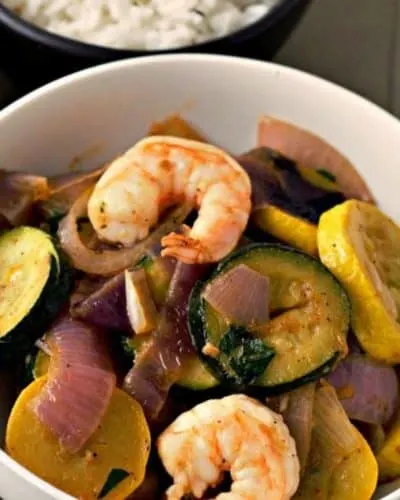 Garlic Zucchini Shrimp