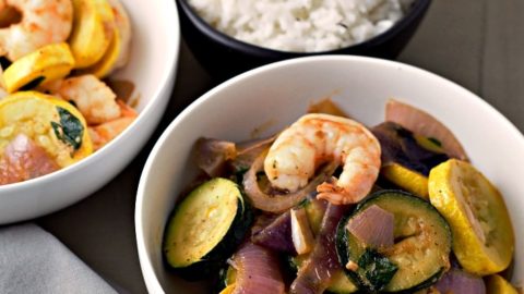 Easy Garlic Zucchini Shrimp Low Carb No Zoodles Zona Cooks