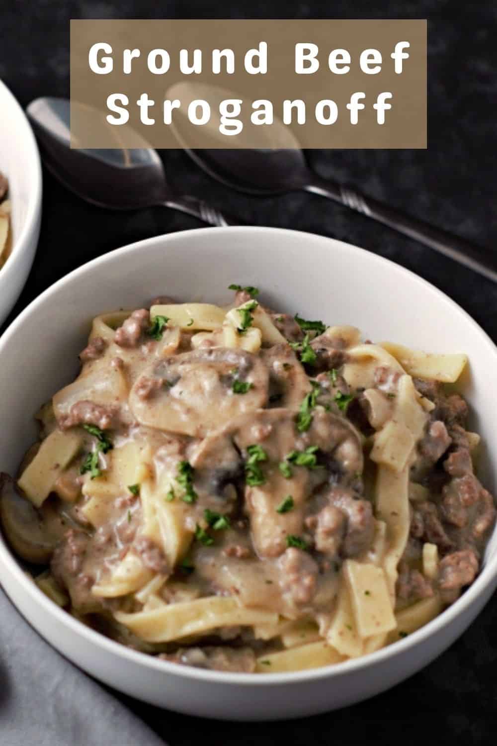 Easy Ground Beef Stroganoff (25 minutes) • Zona Cooks