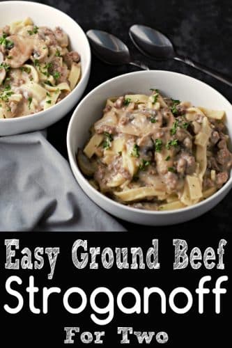 Easy Ground Beef Stroganoff (25 minutes) • Zona Cooks
