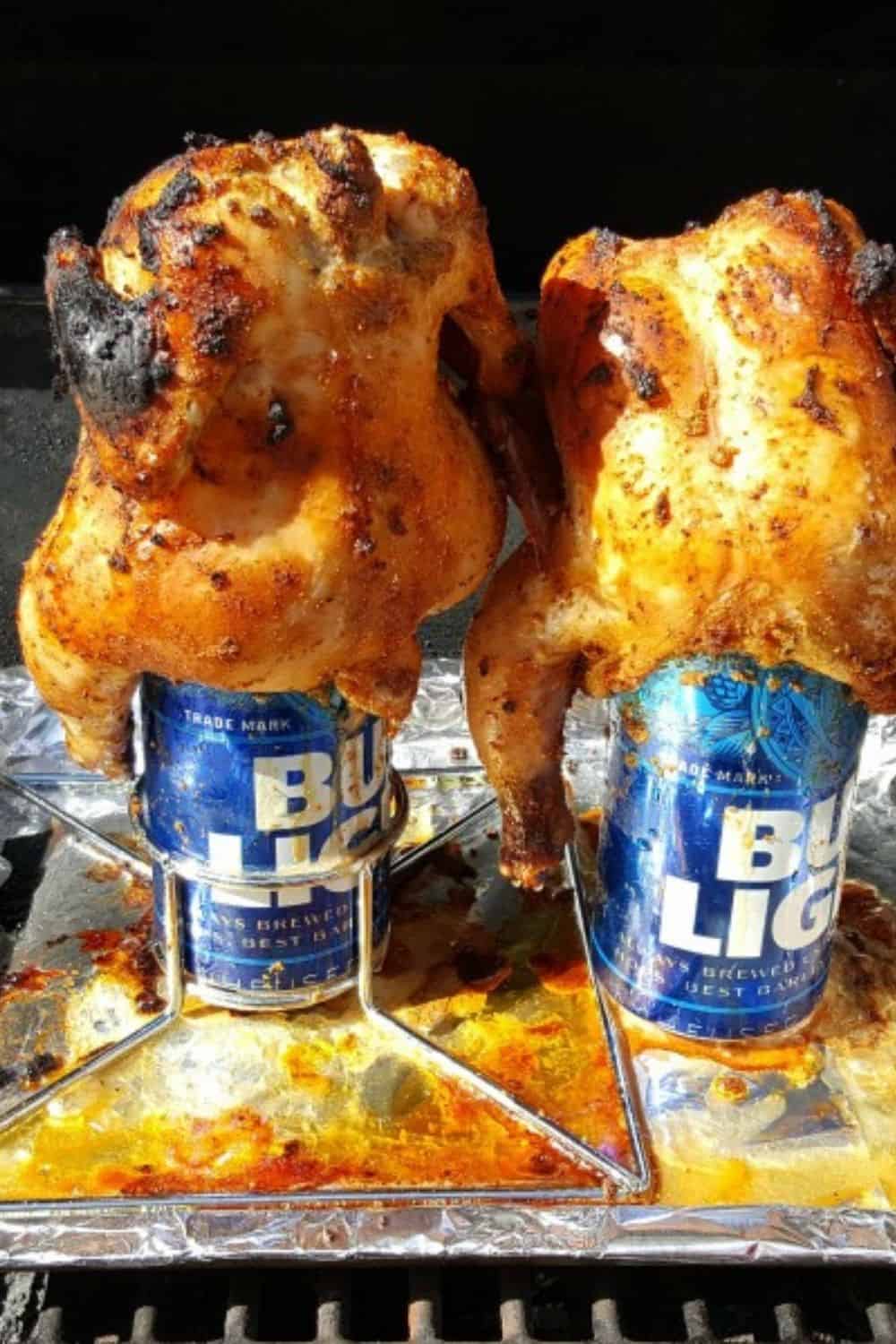 Easy Grilled Beer Can Cornish Hens • Zona Cooks