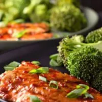 Grilled Salmon with Sweet Chili Sauce