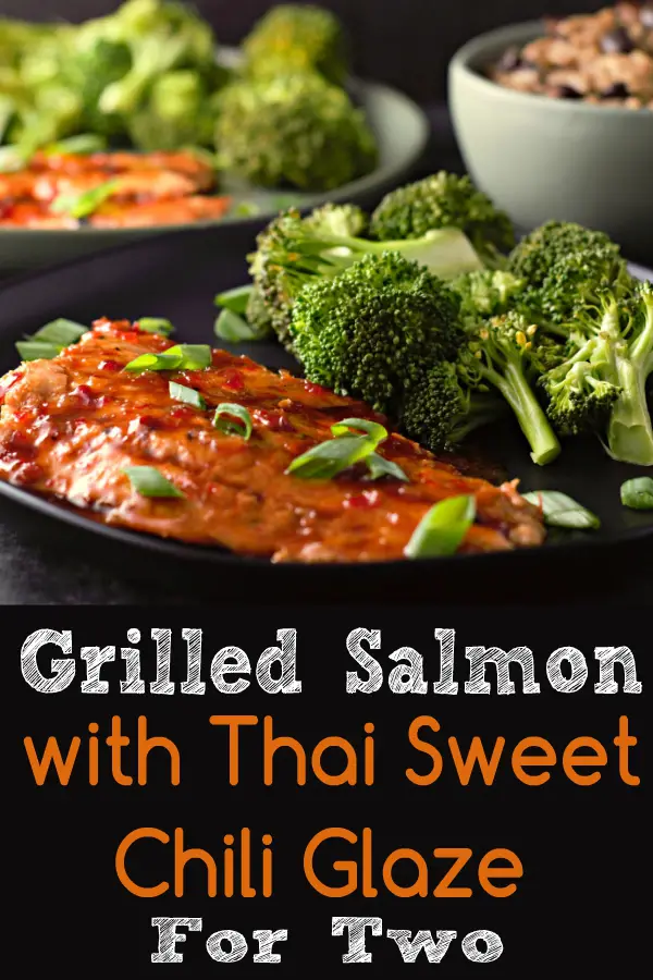 Low Carb Grilled Salmon on a plate.