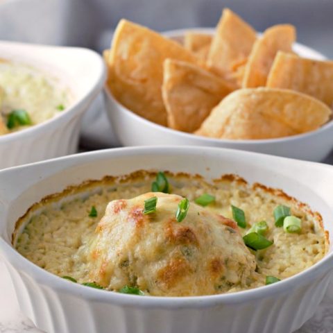 Green Chile Chicken and Rice Casserole Recipe serves 2