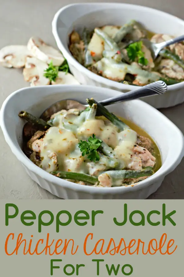 Pepper Jack Chicken Casserole Recipe for Two