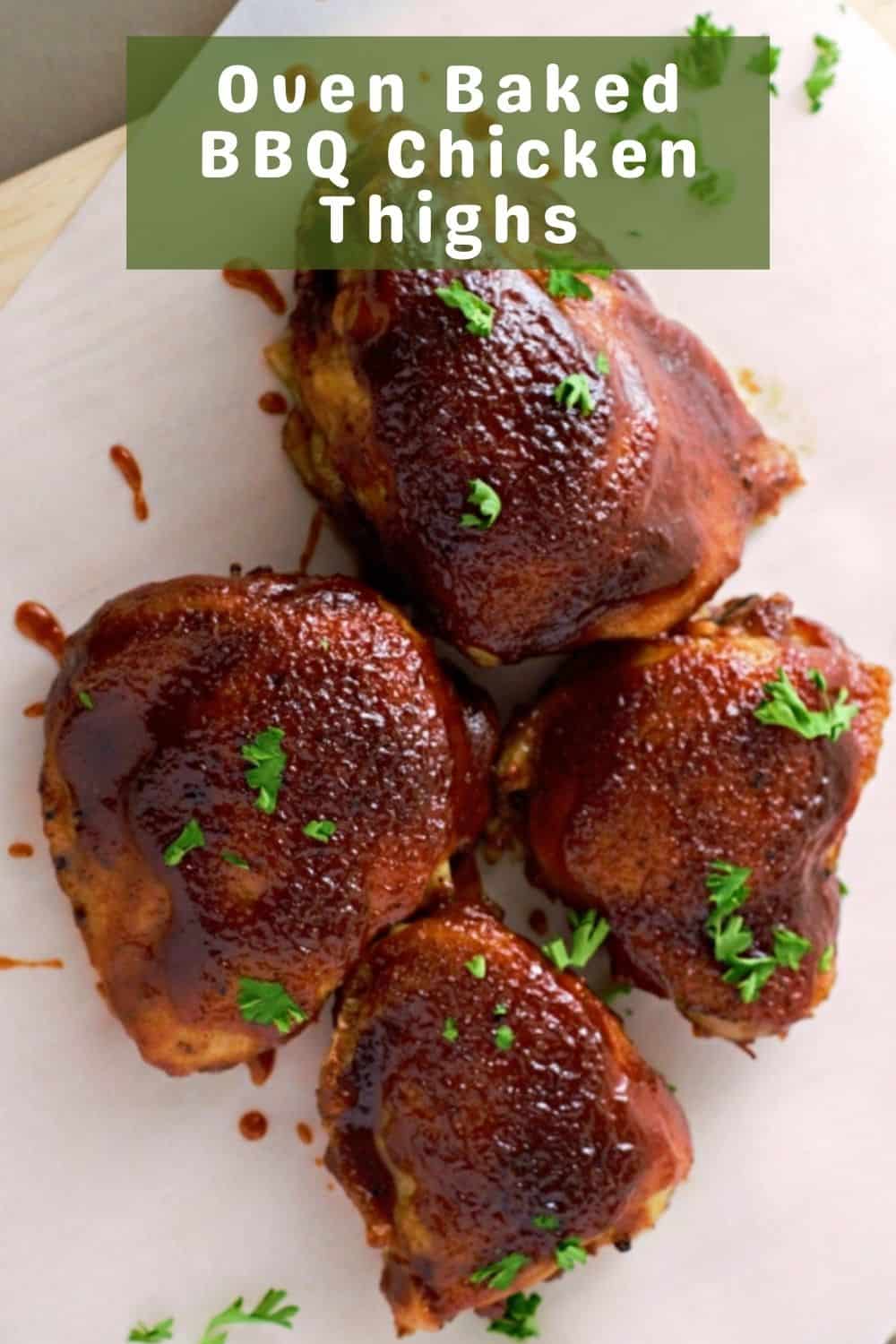 Oven Baked BBQ Chicken Thighs • Zona Cooks