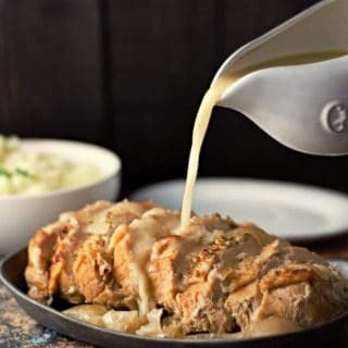 Easy Slow Cooker Turkey Breast and Gravy Recipe serves 2