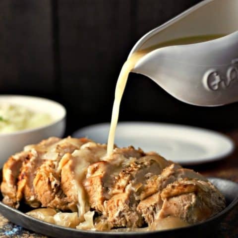Easy Slow Cooker Turkey Breast and Gravy Recipe for two