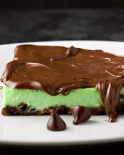Mint Chocolate Cheesecake Tart