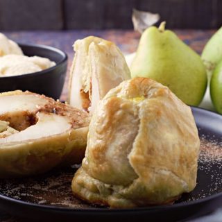 Puff Pastry Cinnamon Baked Pears Recipe